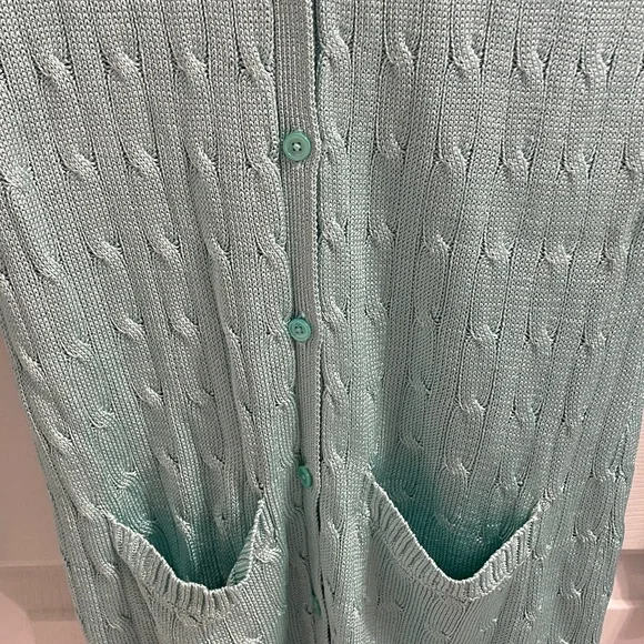 Ralph Lauren Silk Button Down Cardigan - Picture 6 of 16